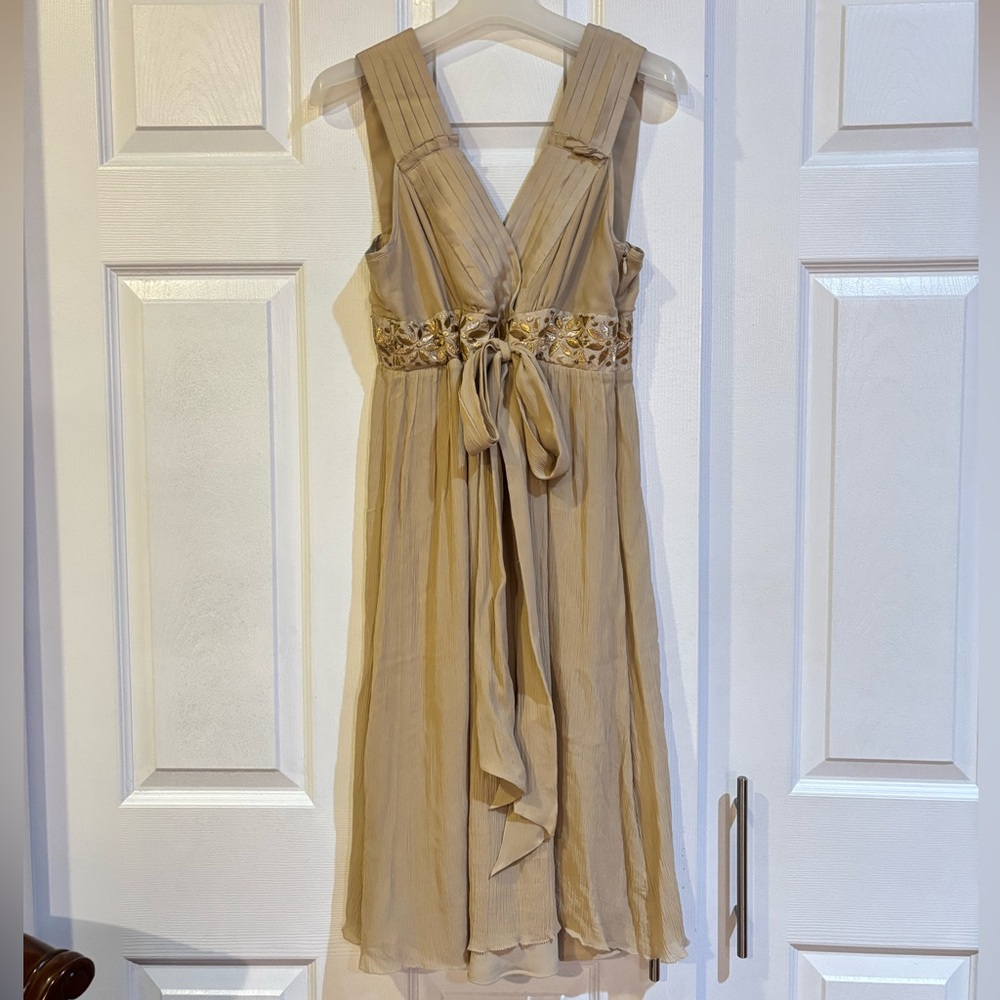 Banana Republic Beige Midi Dress